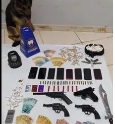 Presa quadrilha por tráfico em São Gabriel da Palha