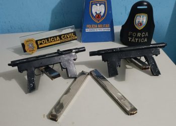 PM PRENDE HOMEM COM DUAS SUBMETRALHADORAS EM MONTANHA