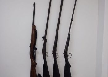 Em Vila Valério Homem e preso em   flagrante por  posse ilegal de arma de fogo 