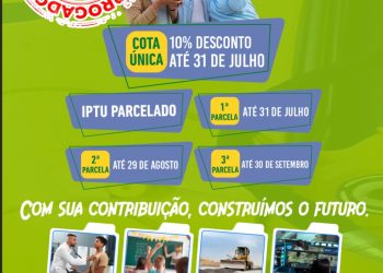 Prefeitura de São Mateus prorroga prazo para pagamento do IPTU