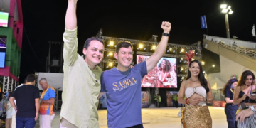 Pazolini e Arnaldinho juntos no Carnaval de Vitória. Juntos também na eleição?