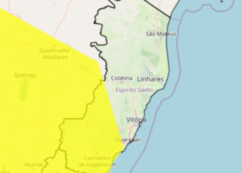 Calor continua e ES tem alerta amarelo para chuvas intensas