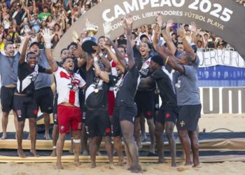 É penta! Vasco goleia o Sampaio Corrêa e comemora o título da Libertadores de Beach Soccer